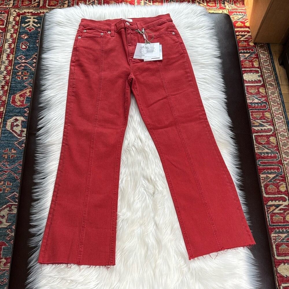 Pistola Rouge Lennon High Rise Crop Boot Jeans